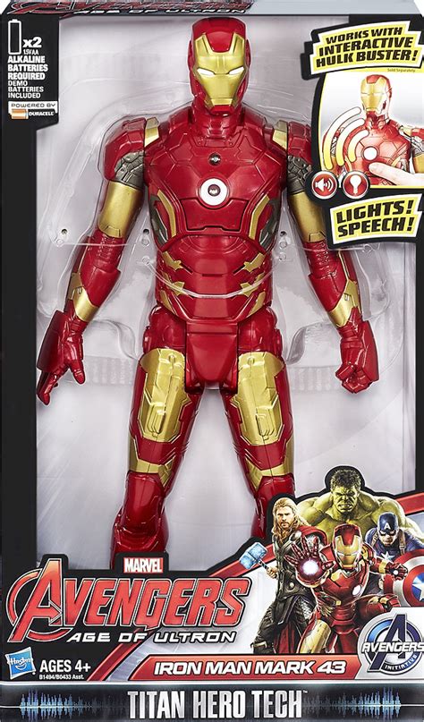 Best Buy Hasbro Marvel Avengers Age Of Ultron Titan Hero Tech Iron