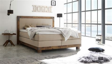 Bokspringbett cift ikiz yatak otelyatagi bazali yatak modeline ait detay sayfasi. Boxspringbett Hasena 180 x 200 cm - Boxspring Welt
