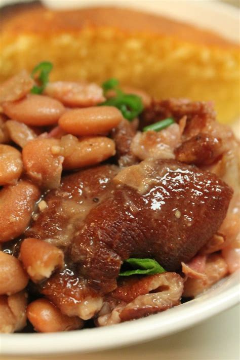 The ham hock seasoning is divine! Southern Pinto Beans and Hamhocks Made in the Crock Pot | Recipe | Southern style, Beans and Hams