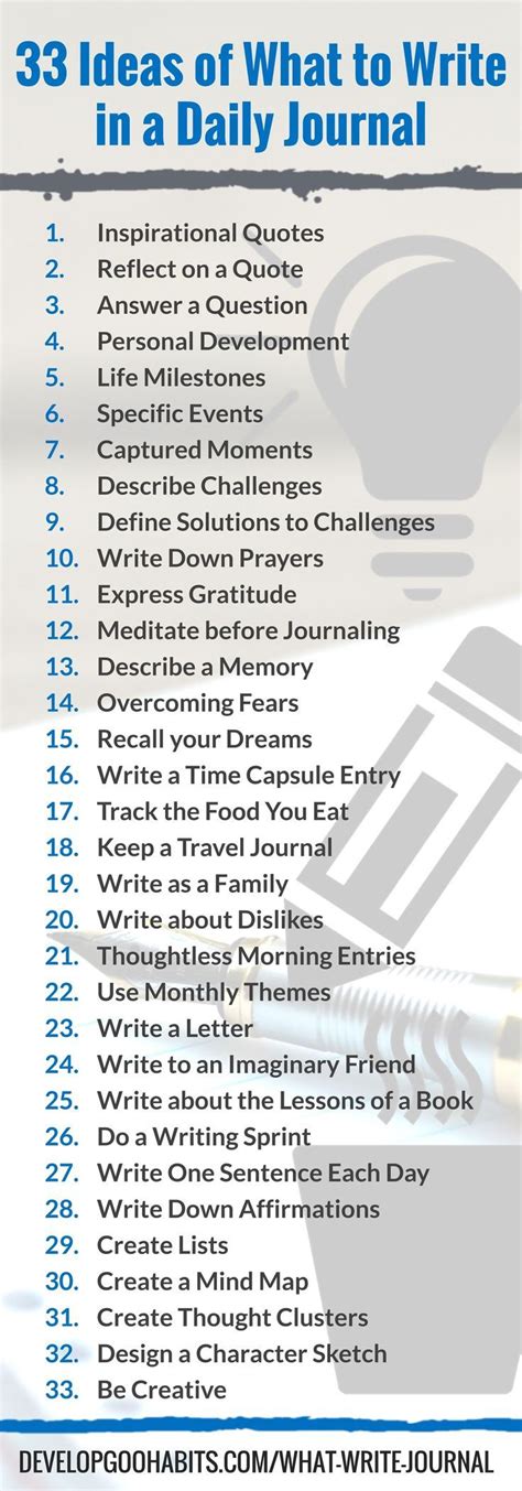 59 Journaling Ideas What To Write About In A Daily Journal Daily