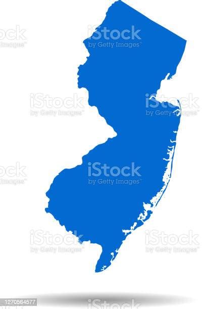 Map Of New Jersey Stock Illustration Download Image Now Abstract