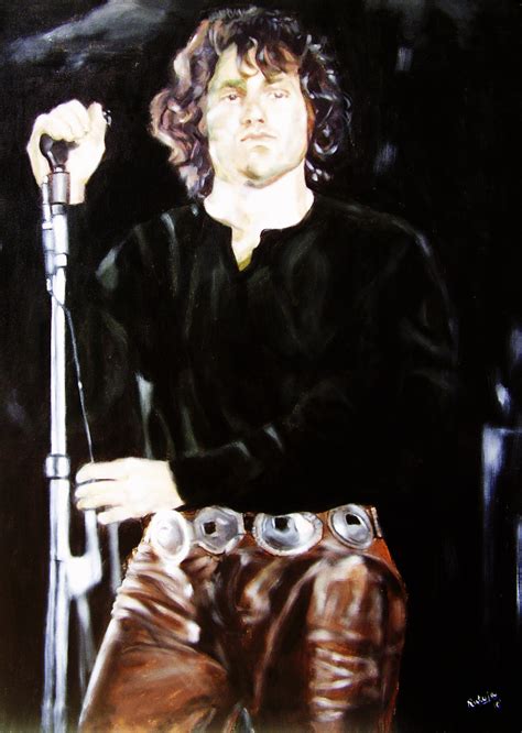 Jim Morrison Acrylic On Canvas By Rutujapadwal On Deviantart