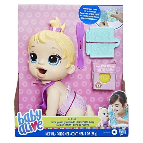 Baby Alive Lil Snacks Doll Eats And Poops 8 Inch Baby Doll With