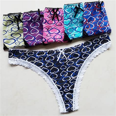 Buy 5pcs Lot Women Underwear Fashion Printed Cotton Panties For Women Cute