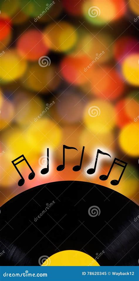 Music Concept Record And Music Note Stock Image Image Of Equipment