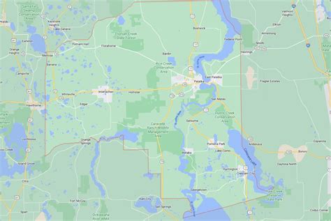 Cities and Towns in Putnam County, Florida – Countryaah.com