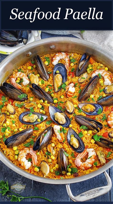 An Easy Version Of The Classic Spanish Dish Seafood Paella