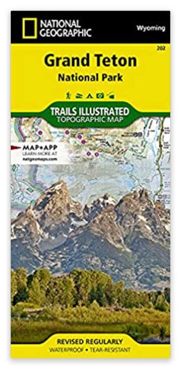 Grand Teton Map Tracks And Trails