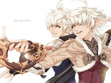 Red Mage Alisaie Leveilleur Alphinaud Leveilleur And Summoner Final Fantasy And 1 More