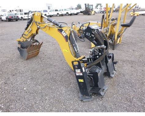 Buy premium skid steer attachments at skid steer solutions. CAT BH150 Hydraulic Backhoe Attachment Skidsteer ...