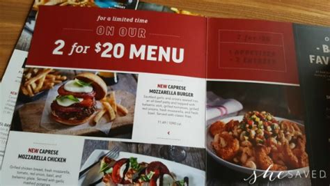Applebees New 2 For 20 And 2 For 25 Menu Items Shesaved