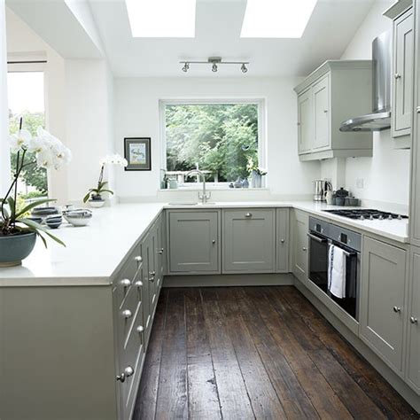 See more ideas about shaker style cabinets, shaker cabinets, shaker style. White Shaker-style kitchen with grey units | Decorating | housetohome.co.uk