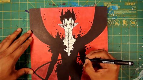 Black Clover Devil Drawing Youtube