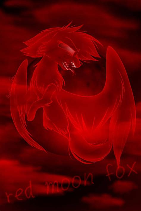 Red Moon Fox By Pegacousinceles On Deviantart