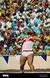 Al Feuerbach (USA) competing in the shot put in the 1981 Stock Photo ...