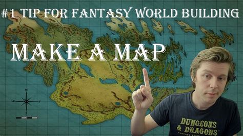 1 Tip For Fantasy World Building Make A Map Youtube