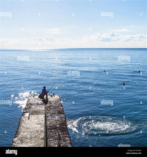 People Swimming Alushta Beach Crimea Hi Res Stock Photography And