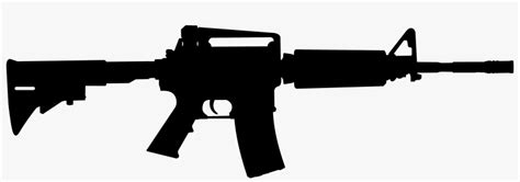 Vector Gun M16 M16 Vector Transparent Png 1622x492 Free Download