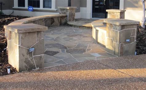 Flagstone And Concrete Patios Texas Best Fence And Patio