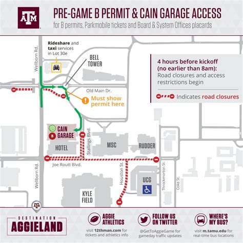 Texas Aandm Football Parking Map Printable Maps