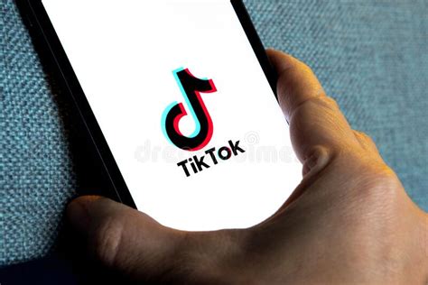 Tiktok Application Icon On Apple Iphone 11 Screen Close Up Hand