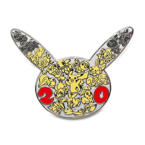 Pokémon 20th Pikachu Pokémon Pin Lanyard Pokémon Center Original