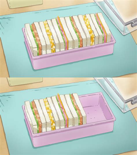 Misuzu Sandwich Bento Lunch W Haruka And Groupies Anime Bento Bento