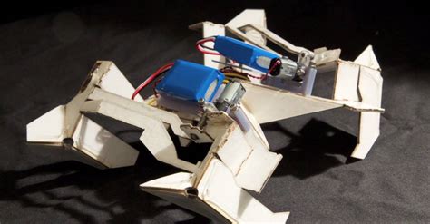 Watch An Origami Robot Assemble Itself And Walk Away Wired Uk