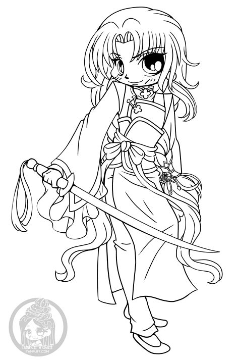 Fanart Free Chibi Colouring Pages Yampuffs Stuff