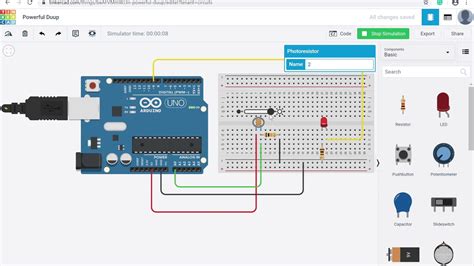Turning On An Led Using Photoresistor And Arduino Uno Youtube Otosection