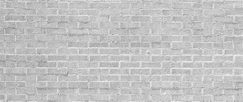 Download Wallpaper 2560x1080 Wall Brick White Paint Texture Dual