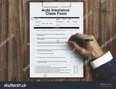 Does an insurance company have to pay for claims in a certain amount of time? Auto Insurance Claim Form Document Indemnity Stock Photo 506689021 - Shutterstock