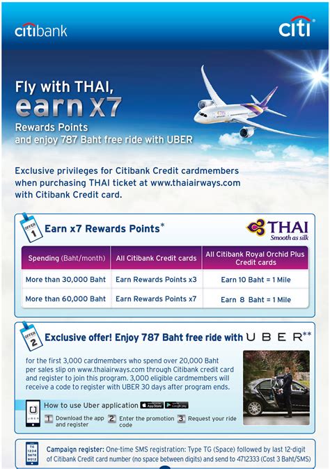 These are the eligible cards Special Offers | Promotions | Thai Airways