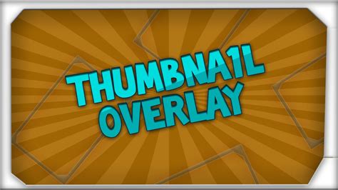 Tutorial 1 Thumbnail Overlay 1080p Hd Youtube