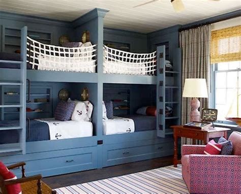 Nautical Themed Bunk Beds For 4 Double Bunk Beds Bunk Beds Built In