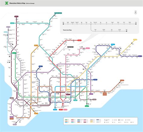 Shenzhen Subway Metro Lines Map Ticket Fare