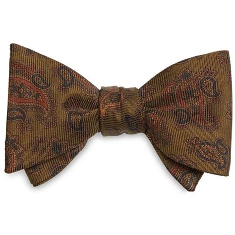 Brooks Brothers Ancient Madder Paisley Bow Tie Mens Neckwear Brooks