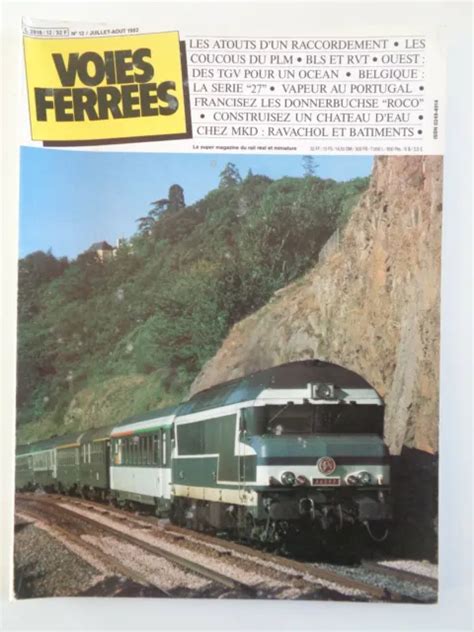 REVUE VOIES FERREES n12 1982 Trains Modélisme Ferroviaire Rail SNCF