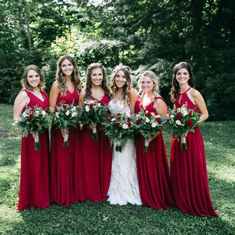 The Best Bridesmaids Dress Colors For Fall Weddings Fall Bridesmaid