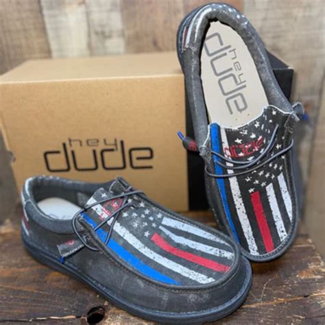 Patriotic Flag American Hey Dudes Custom Hey Dude Shoes Free Ship