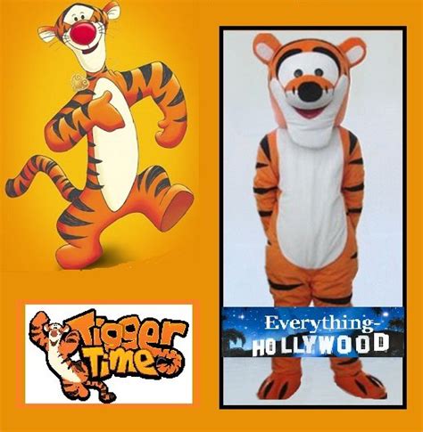 Tigger Like Character Adult Mascot Costume