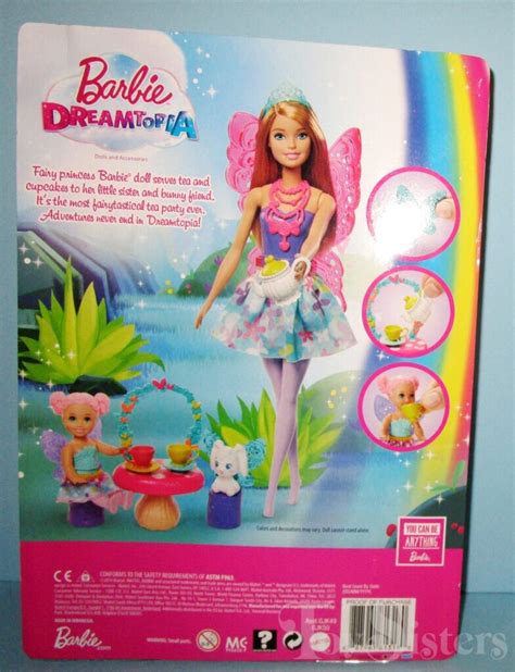 2019 2020 Dreamtopia Tea Party Fairy Barbie And Kelly Gjk50 Toy Sisters