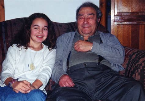 Young Girl And Grandpa