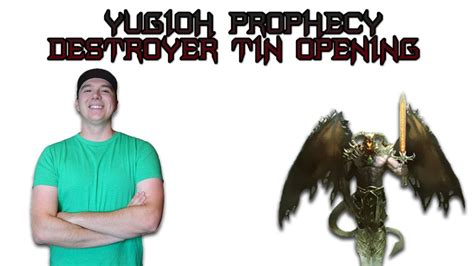 Yugioh Prophecy Destroyer Tin Booster Pack Opening Youtube