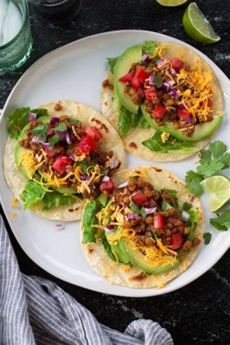 Vegetarian Lentil Tacosdelicious Easy To Make Recipes Everyone Will