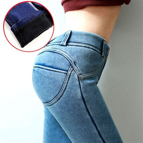 Buy Sexy Women Casual Jeans Skinny Lift Butt Leggings
