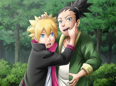 Boruto Y Shikadai By Https Deviantart Com Aikawaiichan On