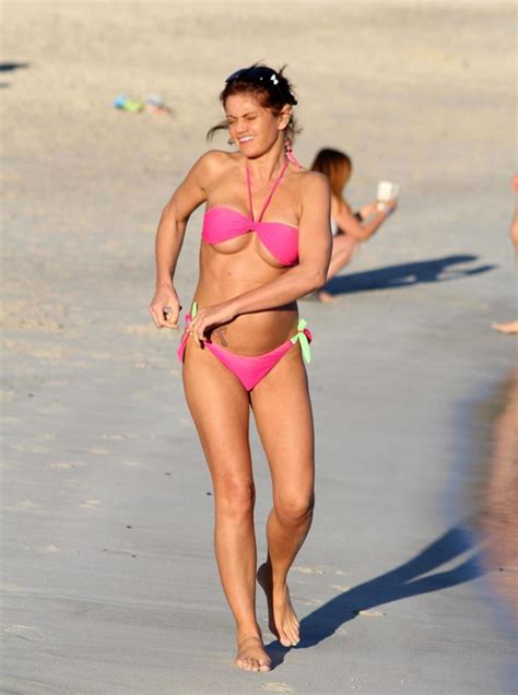 Danniella Westbrook Flashes Plastic Nude Tits On The Beach Scandal Planet