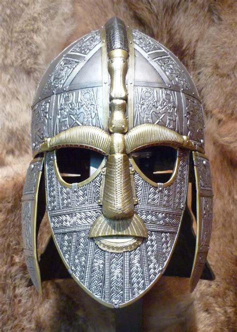 Sutton Hoo Helmet 625 Ad Anglo Saxon Sutton Hoo Dark Ages
