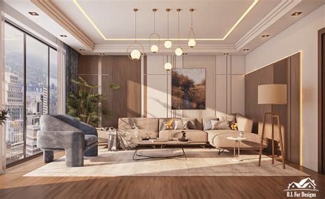 Modern Living Room Interior Design On Behance